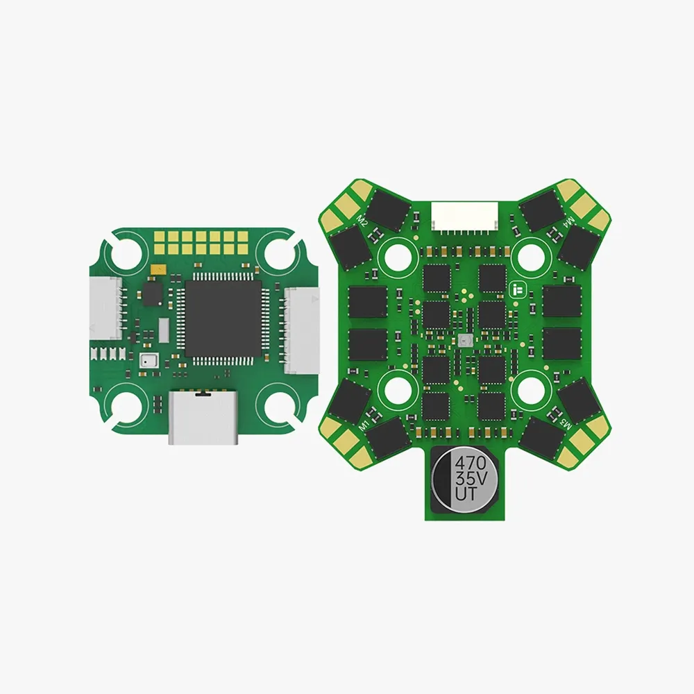 20x20mm iFlight BLITZ Mini F7 V1.1 Flight Controller & E55R 55A 2-6S BL_S 4in1 Brushless ESC Stack for RC Drone FPV Racing 20x20mm iFlight BLITZ Mini F7 V1.1 Flight Controller & E55R 55A 2-6S BL_S 4in1 Brushless ESC Stack for RC Drone FPV Racing