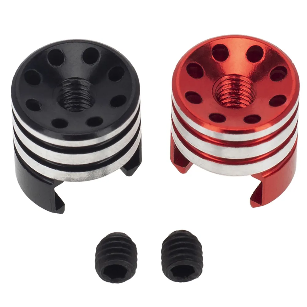 4 pezzi Custodia rigida per batteria Raffreddatore Proiettile Spina Testa a Banana per 1/10 RC Off-Road Monster Truck RC Auto modificata