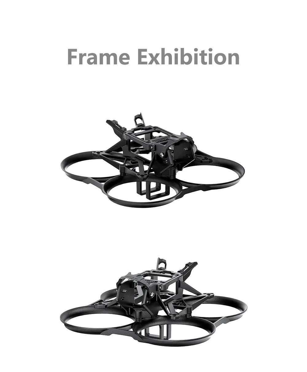 Geprc DS20 90mm Wheelbase 2 Inch Frame Kit Support DJI O3 HD Analog VTX for DIY Whoop RC FPV Racing Drone