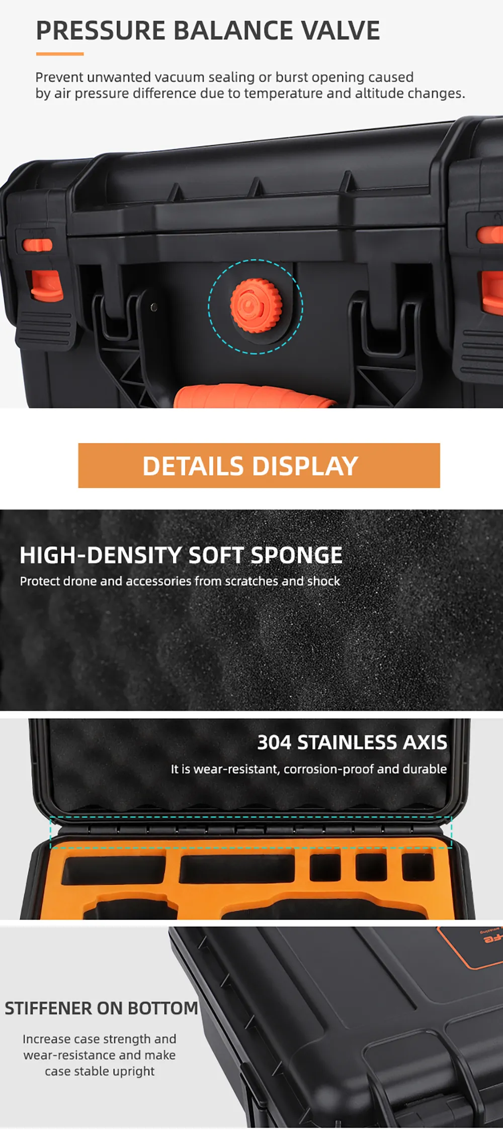 Sunnylife Portable Waterproof Storage Shoulder Bag Handbag Carrying Box Case for DJI MINI 4 PRO Drone Remote Controller Combo Set