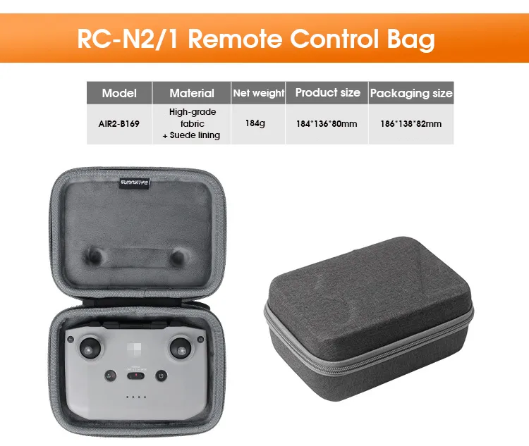 Sunnylife Portable Waterproof Storage Shoulder Bag Handbag Carrying Box Case for DJI MINI 4 PRO Drone Remote Controller Combo Set