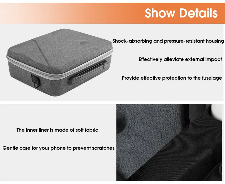 Sunnylife Portable Waterproof Storage Shoulder Bag Handbag Carrying Box Case for DJI MINI 4 PRO Drone Remote Controller Combo Set