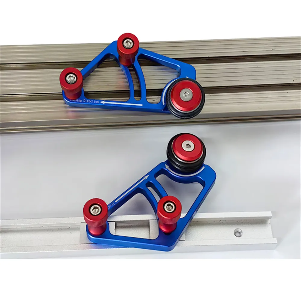 Woodworking Table Saw Dual Feed Pressure Rollers Bidirectional Feeding No Rebound Safety Features Perfect for Precision Cutting Superior Stability