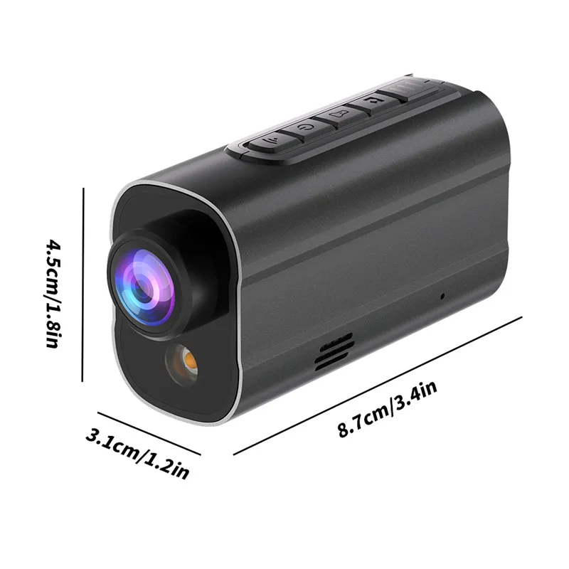 AK-M101 5K Action WiFi Camera Road Bike Motorcycle Helmet Camera Anti-shake Riding Bicycle Drive Recorder with Led Light Flashlight