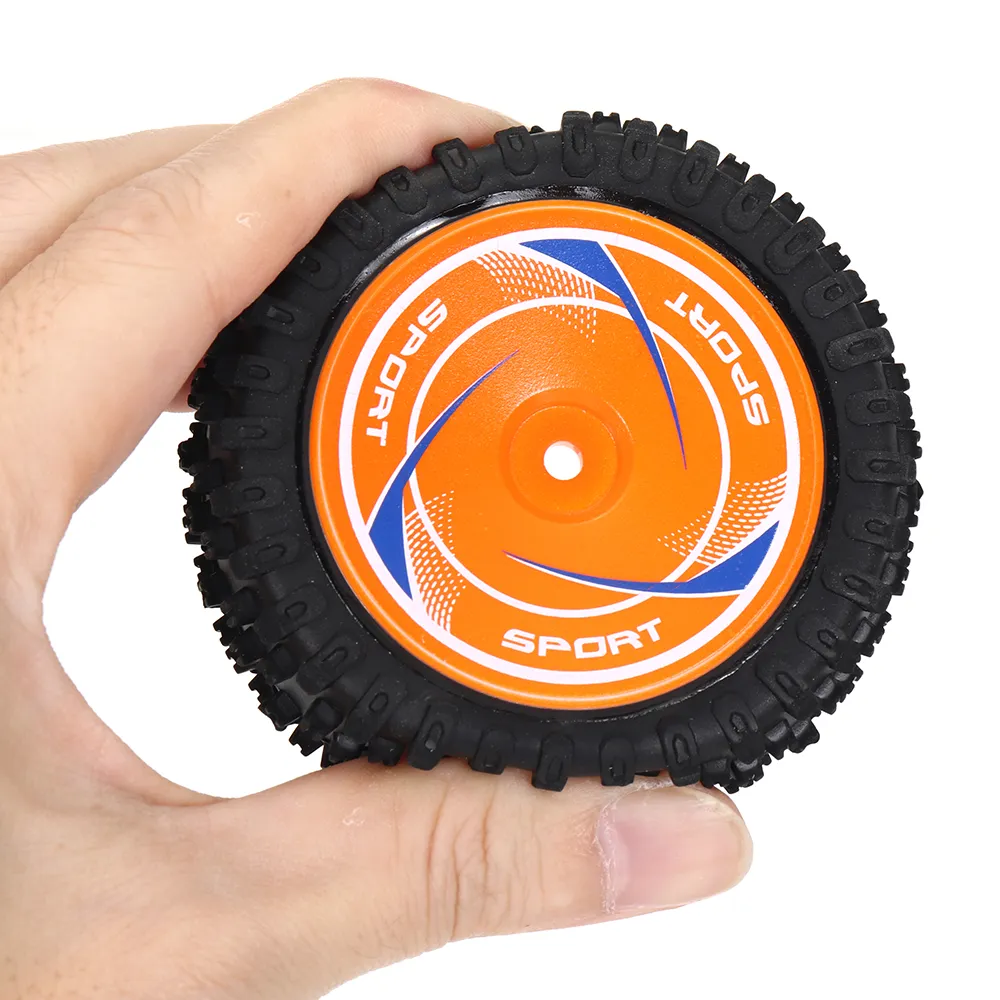 2PCS Wltoys 124010 1/12 RC Car Parts Front/Rear Tires Wheels Rims Vehicles Models Spare Accessories 2811/2812/2844/2845