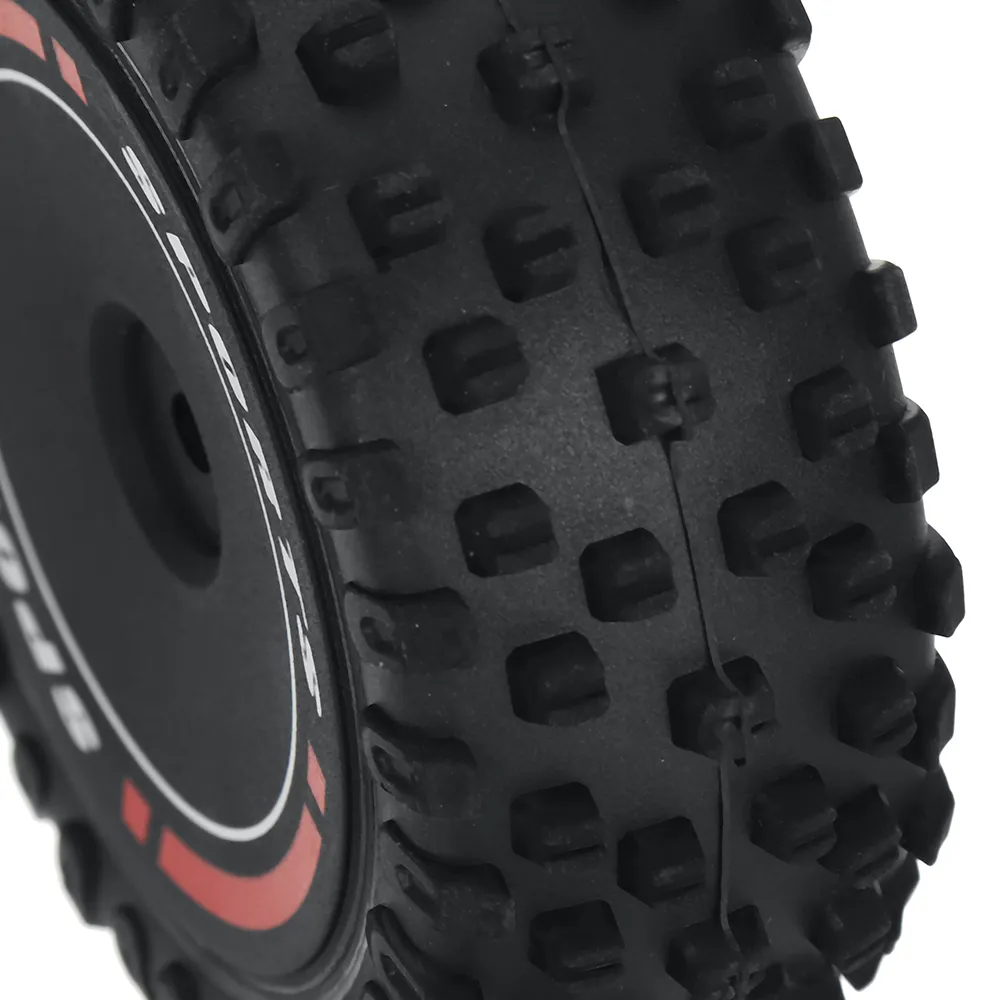 2PCS Wltoys 124010 1/12 RC Car Parts Front/Rear Tires Wheels Rims Vehicles Models Spare Accessories 2811/2812/2844/2845