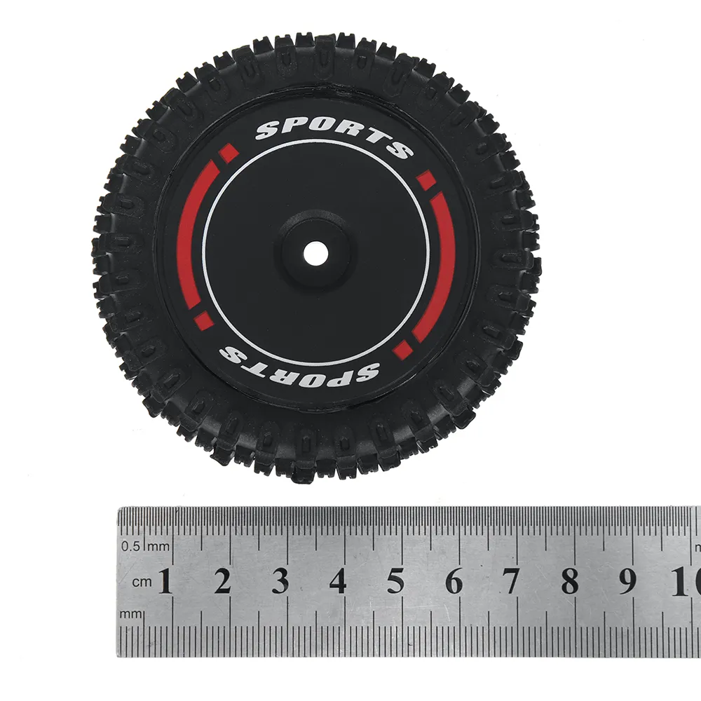 2PCS Wltoys 124010 1/12 RC Car Parts Front/Rear Tires Wheels Rims Vehicles Models Spare Accessories 2811/2812/2844/2845