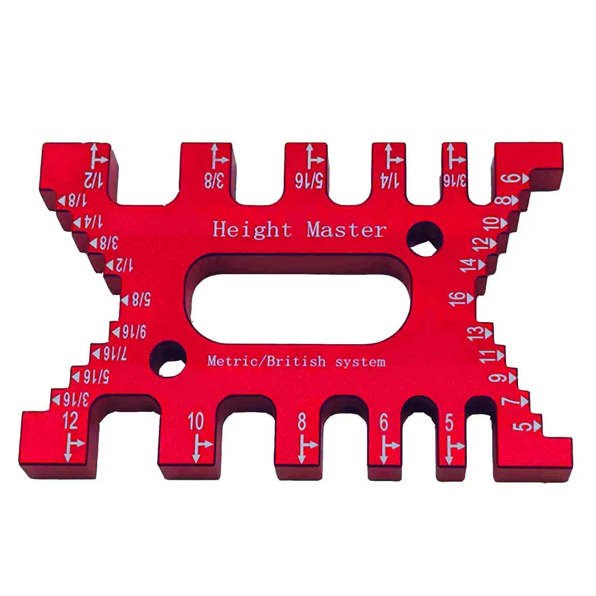 Woodworking Dovetail Jig Tenon Caliper Gauge Metric/Inch High Precision Height Gauge For Router Table Saw Engraving Machine Carpentry Measuring Tool