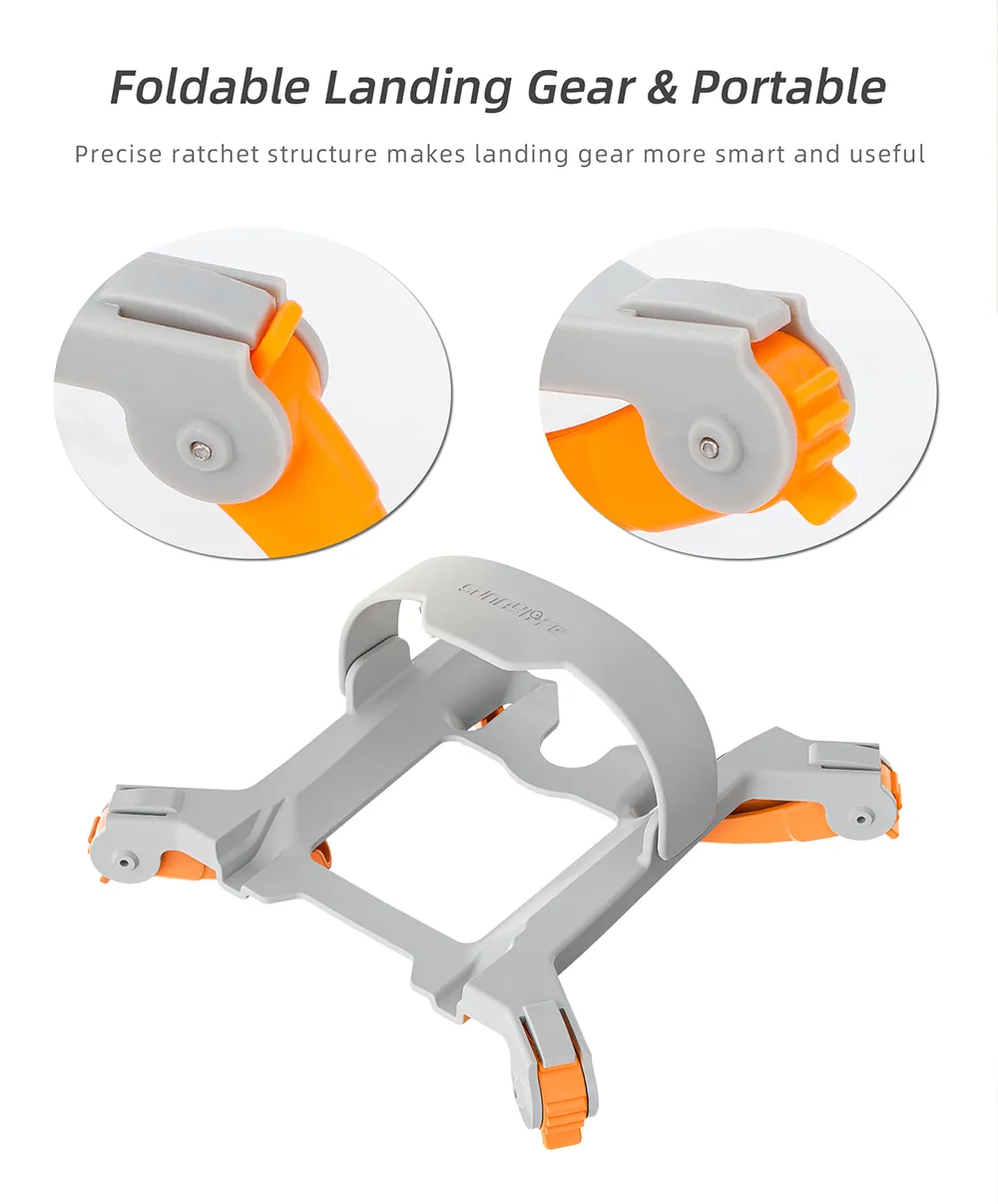 Sunnylife Foldable Extended Heightening Spider Landing Gear Legs Protector Support for DJI Mini 4 PRO RC Drone Quadcopter