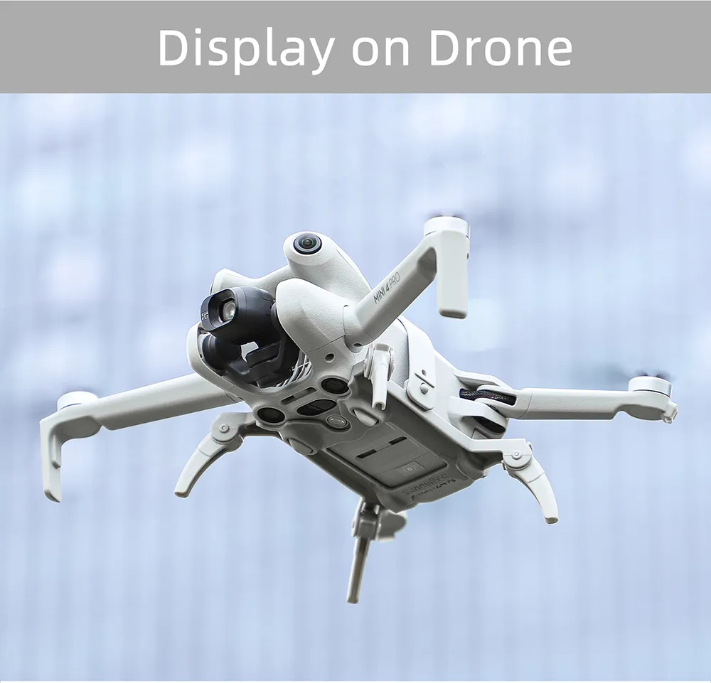 Sunnylife Foldable Extended Heightening Spider Landing Gear Legs Protector Support for DJI Mini 4 PRO RC Drone Quadcopter