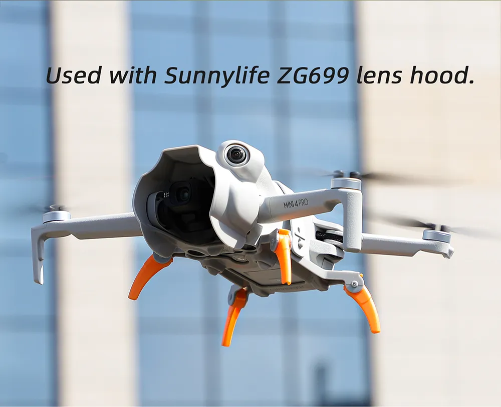 Sunnylife Foldable Extended Heightening Spider Landing Gear Legs Protector Support for DJI Mini 4 PRO RC Drone Quadcopter