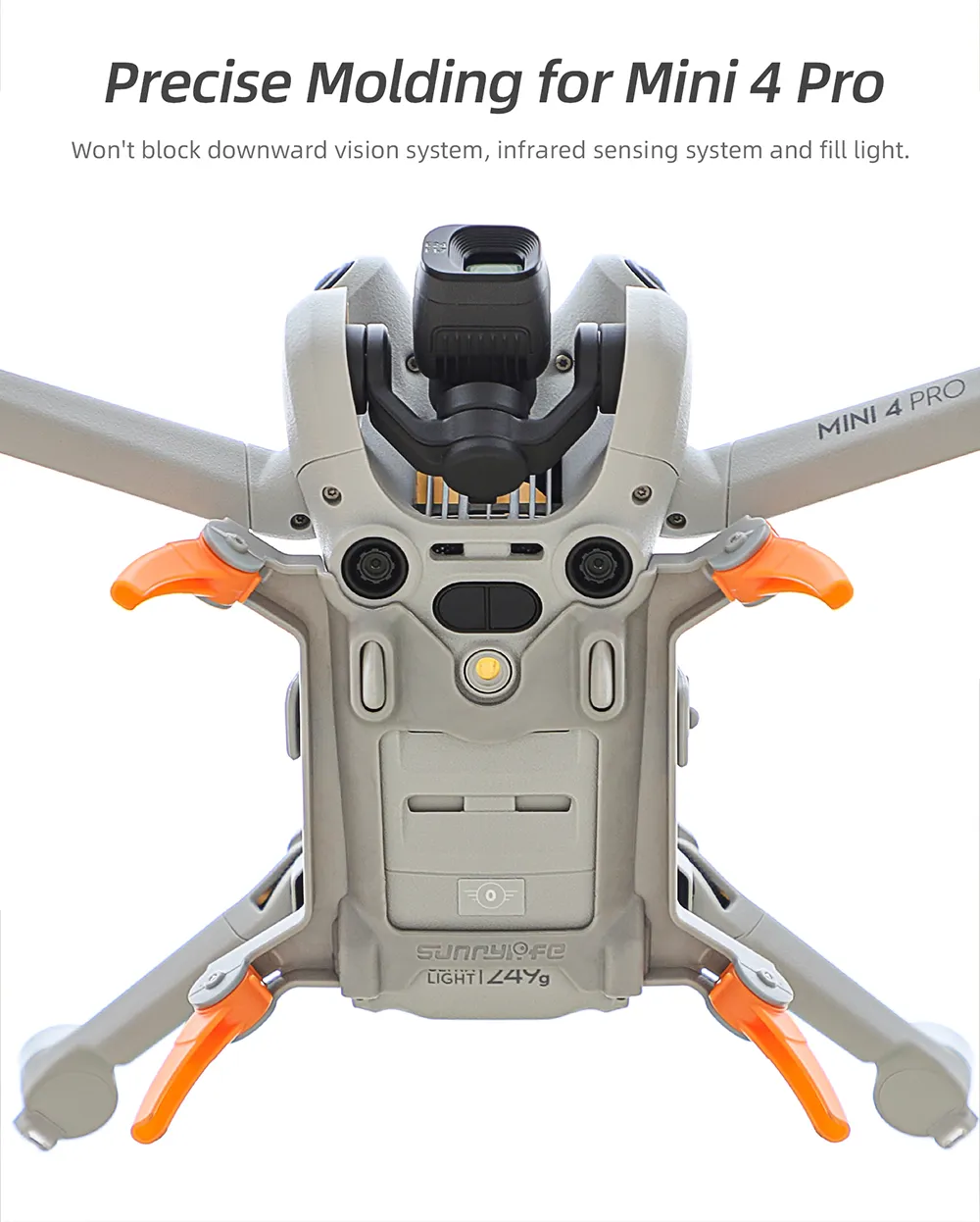 Sunnylife Foldable Extended Heightening Spider Landing Gear Legs Protector Support for DJI Mini 4 PRO RC Drone Quadcopter