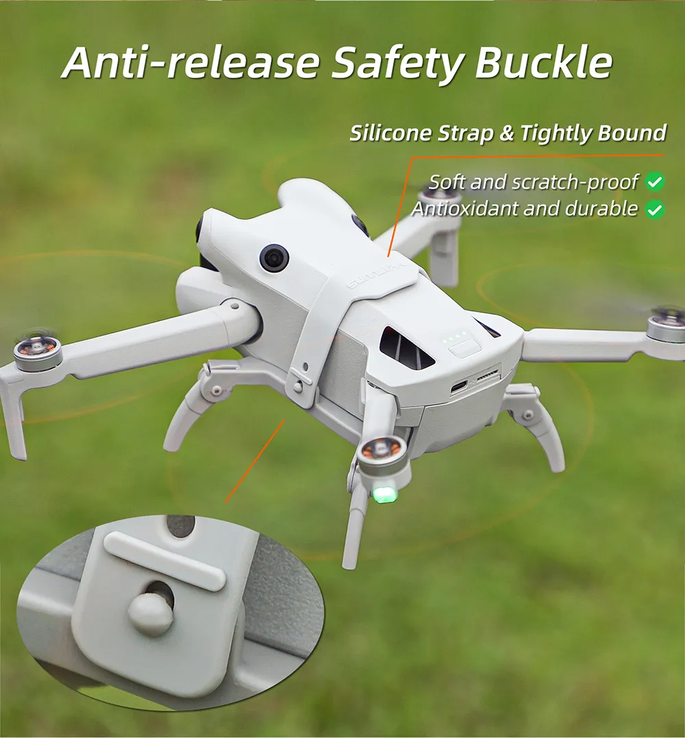 Sunnylife Foldable Extended Heightening Spider Landing Gear Legs Protector Support for DJI Mini 4 PRO RC Drone Quadcopter