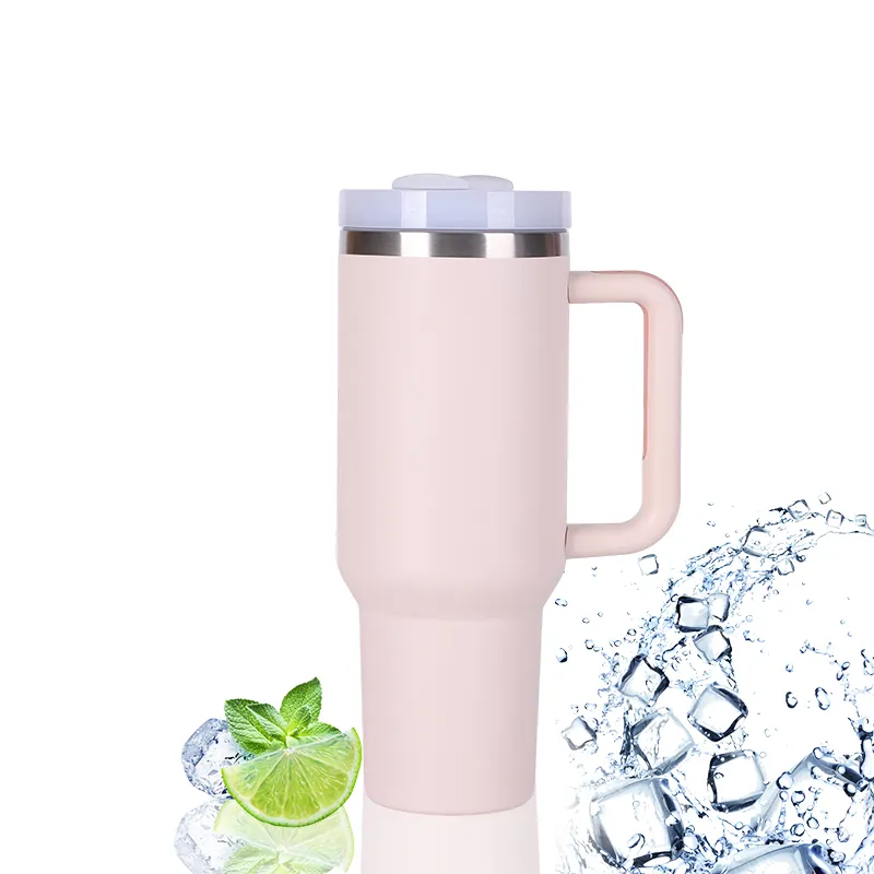 1200ml 40オンス 304ステンレススチール製断熱ウォーターボトル 車用カップ 旅行用コーヒーマグ ウォーターボトル 断熱カップ 温かい飲み物や冷たい飲み物に最適
