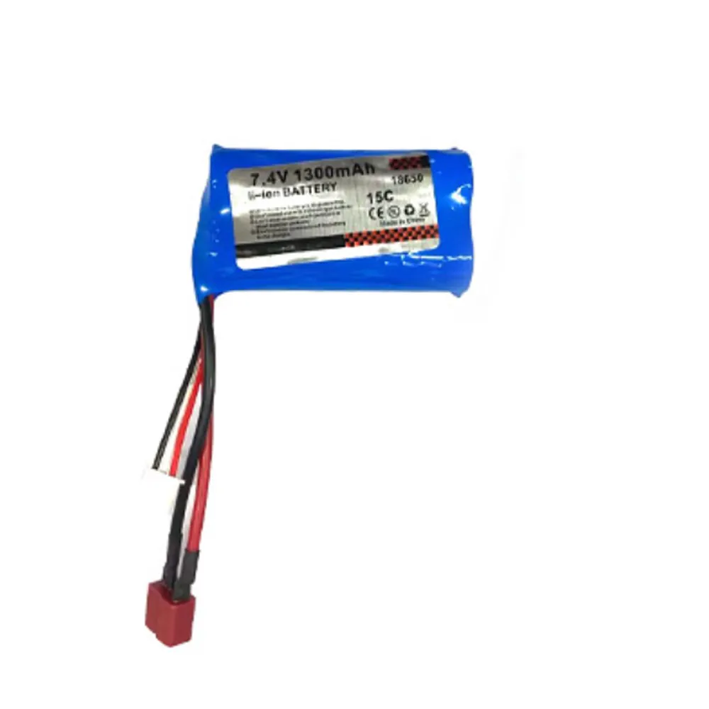 JJRC Q130 7.4V 1300MAH Li-ion Battery T Plug Original RC Car Parts
