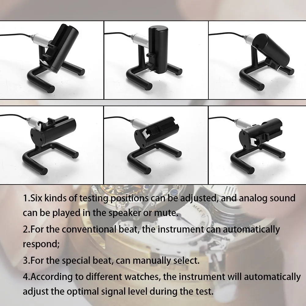WeiShi No.1000 Multifunctional Professional Timing Timegrapher Mechanical Watch Tester for Repairers and Hobbyists Watch Tools