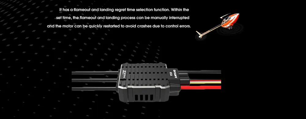 ZTW Skyhawks 65A Brushless ESC for RC Helicopters