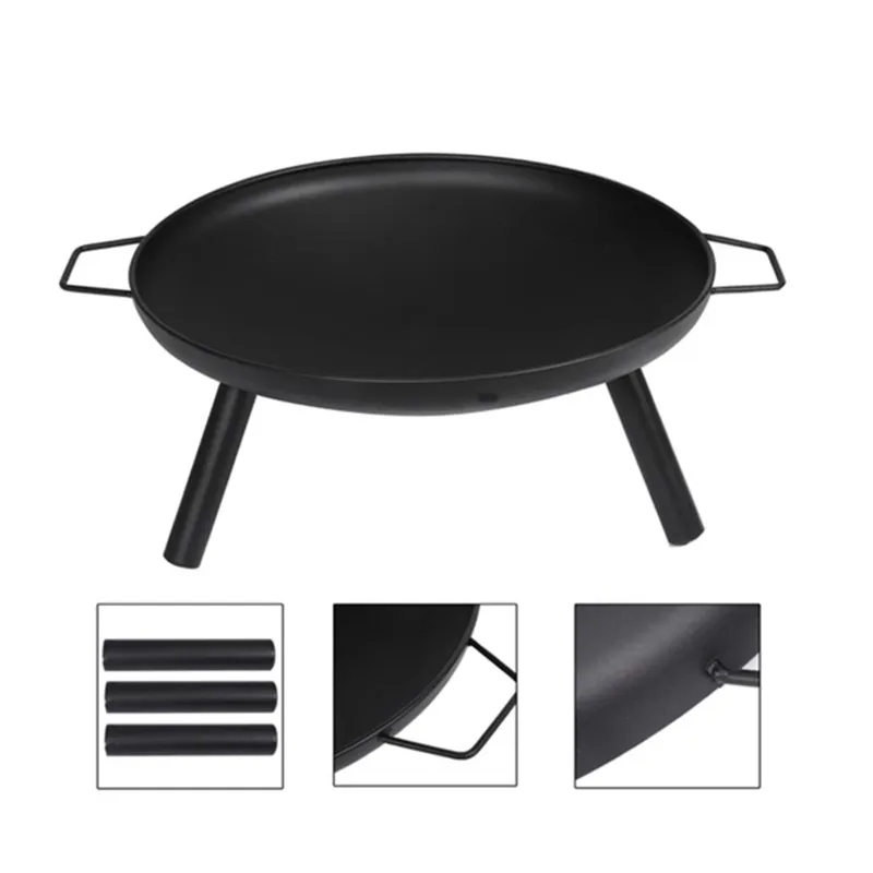 [USA Direct] Furnace Round Utility Grill Fire Pit Heating Stove Simple Cauldron for Outdoor Yard, 8811