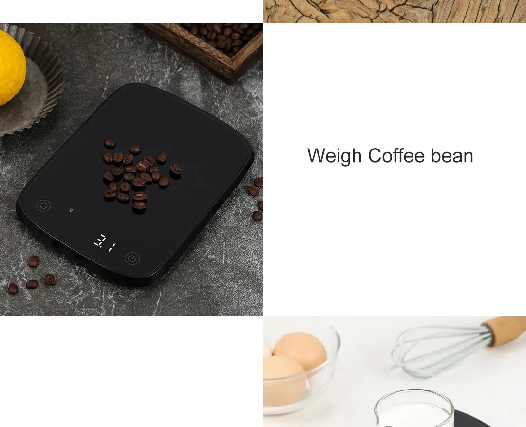 Xiaomi DUKA ATuMan Digital Electronic Scale ES2 High Precision 0~5kg LED Screen Household Multi-functional Baking Kitchen Food Scale