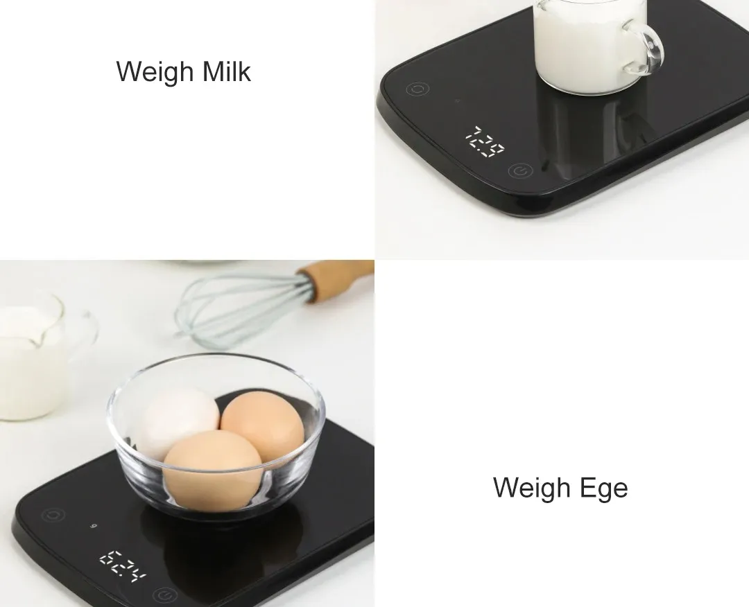 Xiaomi DUKA ATuMan Digital Electronic Scale ES2 High Precision 0~5kg LED Screen Household Multi-functional Baking Kitchen Food Scale