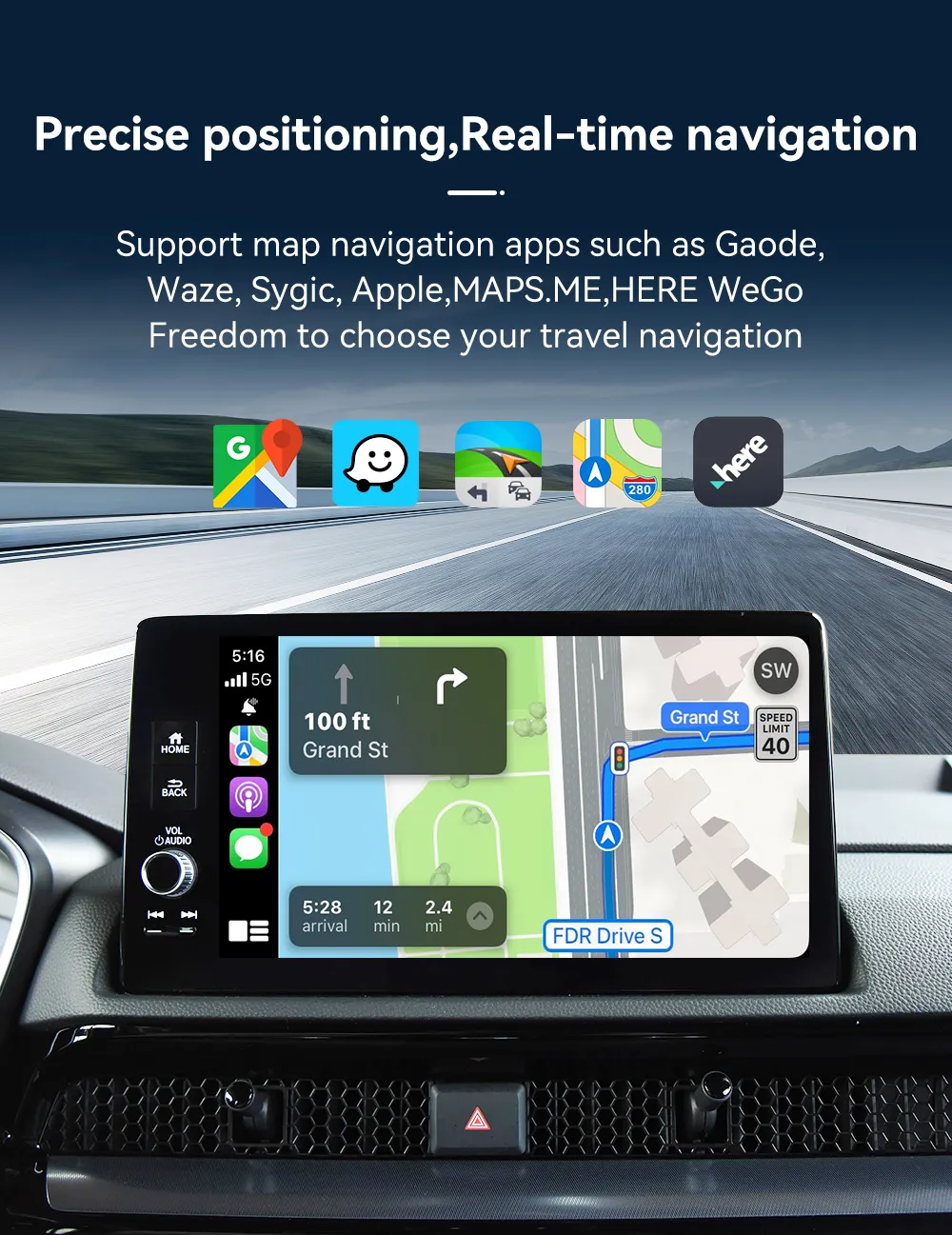 Wireless CarPlay Adapter Original Car Wired Carplay To Wireless Carplay Bluetooth 5.0 Wireless Connection Plug and Play