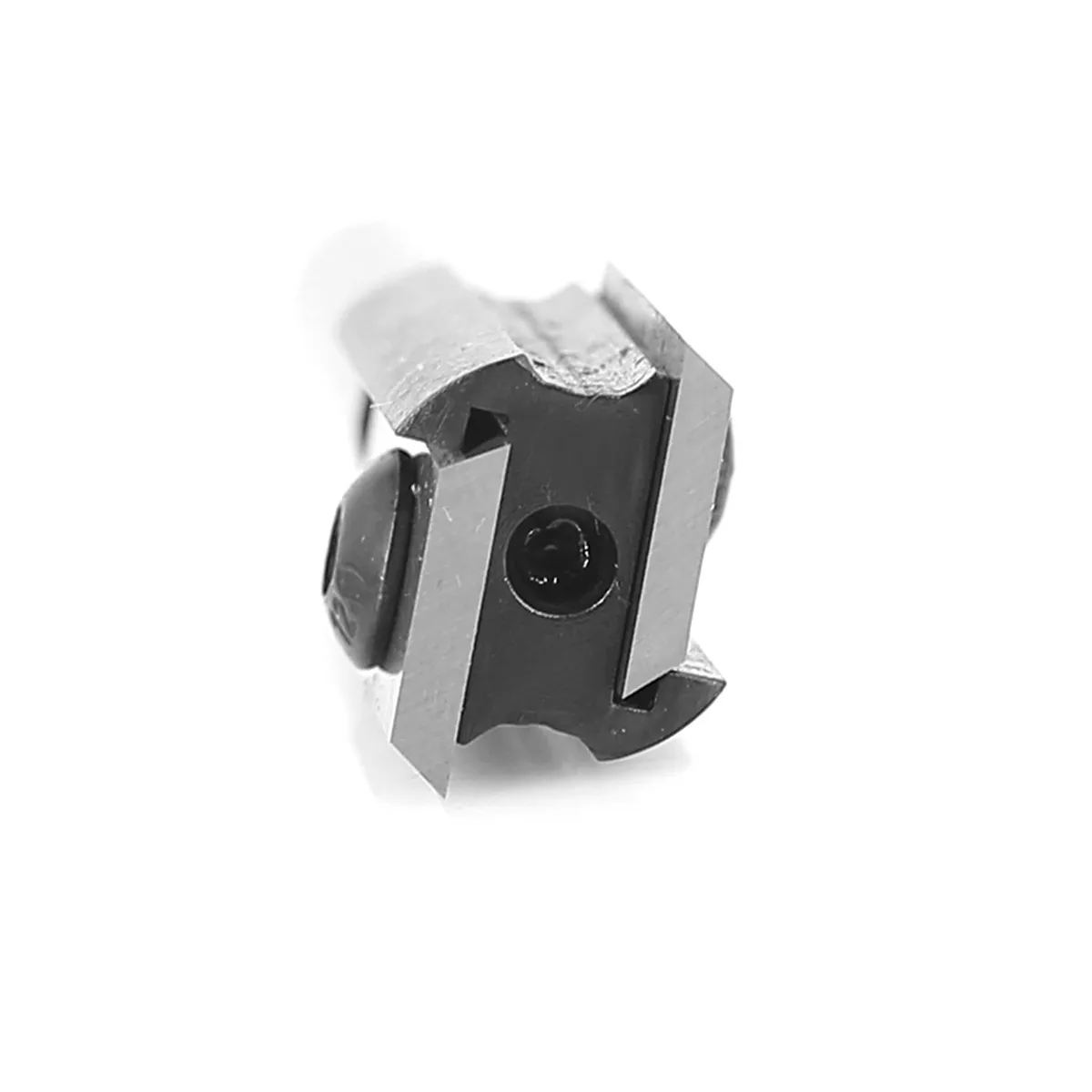 6mm 1/4 Inch 6.35mm Shank 2 Flutes Carbide Insert Flush Trim Router Bit Top Bearing Pattern Bit Woodworking Milling Trimming Knife Edge Milling Cutter for Smooth Finishing