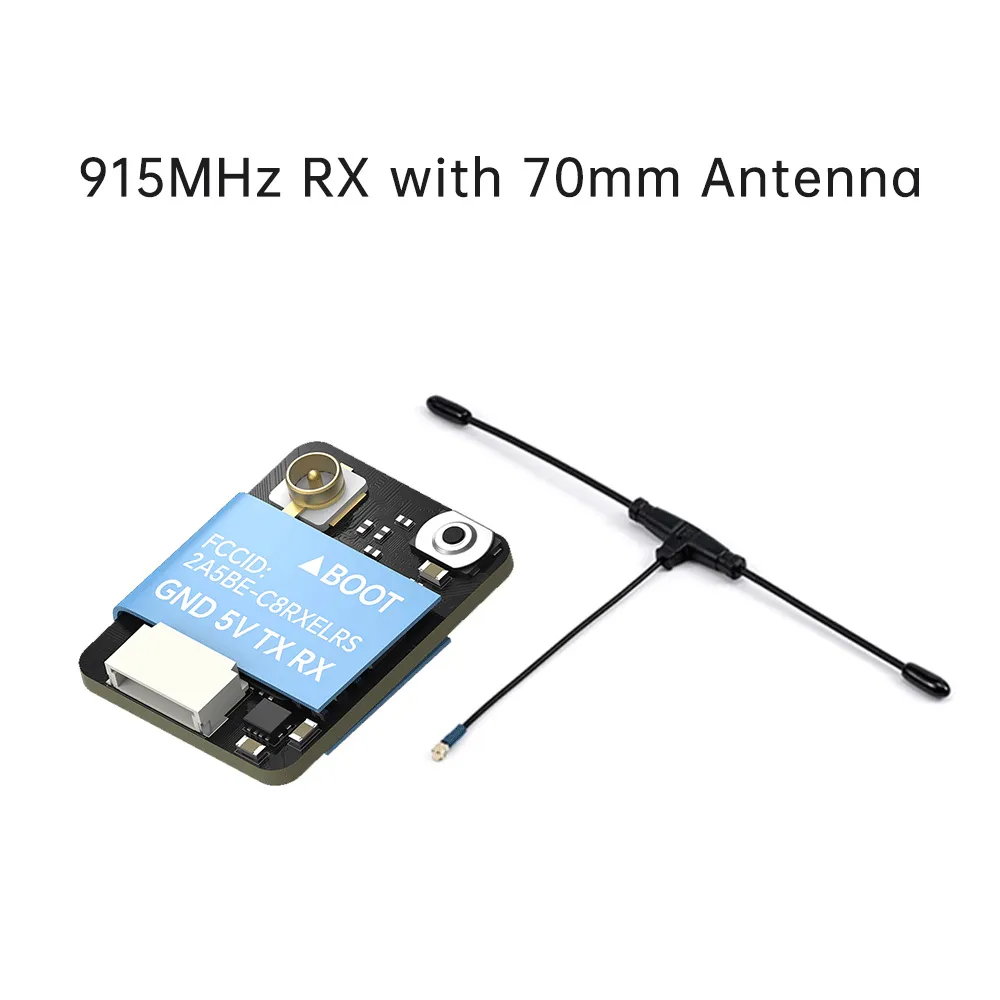 iFlight ExpressLRS ELRS 2.4GHz/868/915MHz Open Source Nano RX Receiver w/ T Antenna for FPV Racing Drone