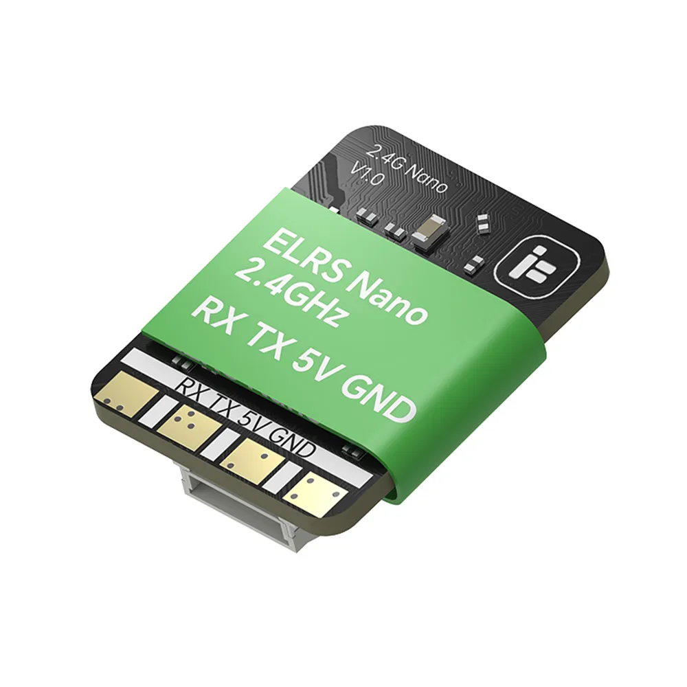 iFlight ExpressLRS ELRS 2.4GHz/868/915MHz Open Source Nano RX Receiver w/ T Antenna for FPV Racing Drone