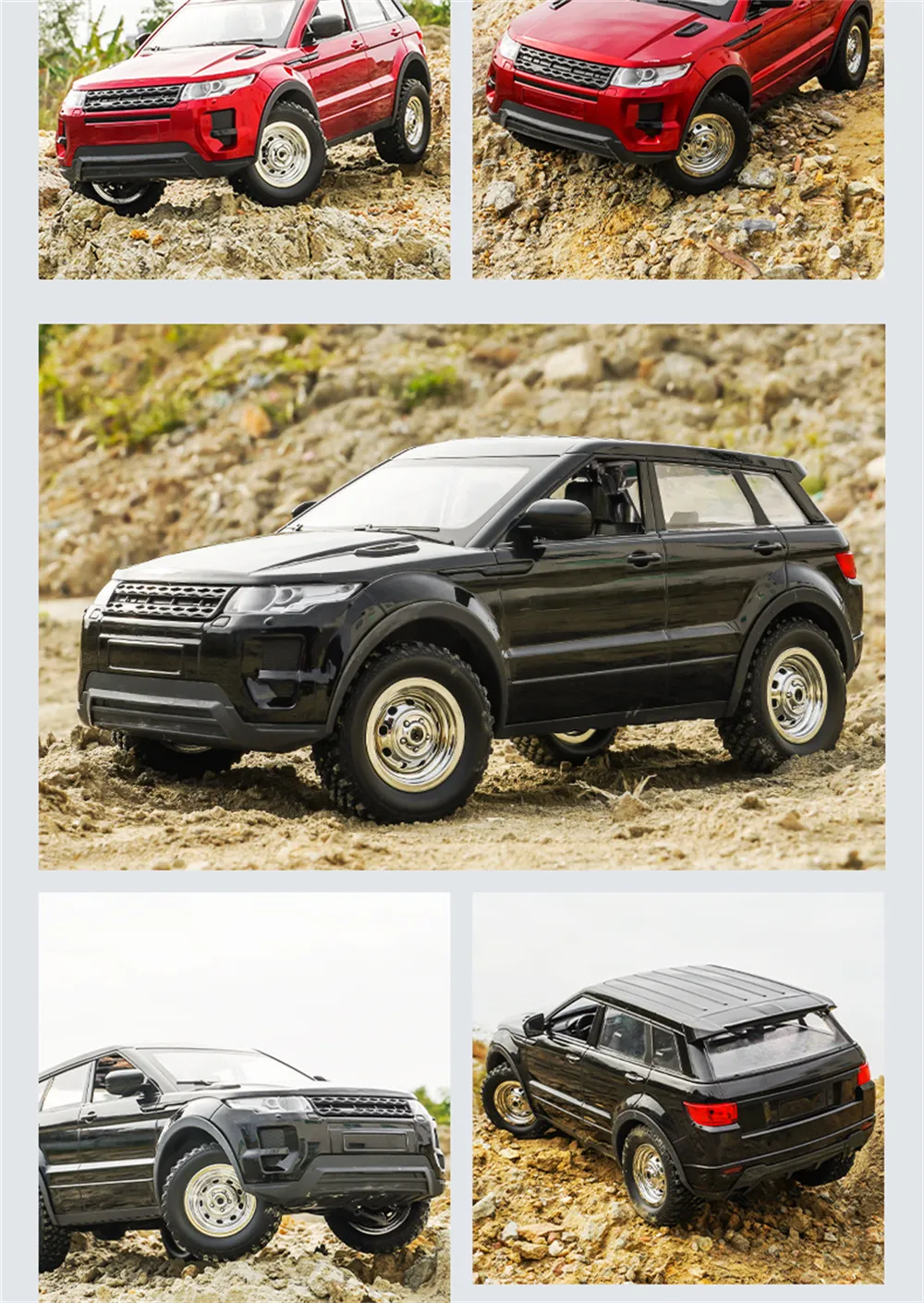 LDRC 1299 RTR 1/14 2.4G 4WD RC Car for Land Rover Off-Road Climbing Truck LED Light Full Proportional Vehicles SUV Models Toys