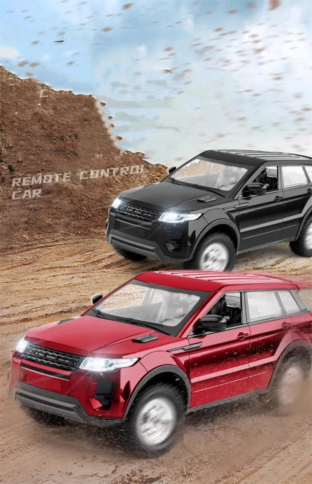 LDRC 1299 RTR 1/14 2.4G 4WD RC Car for Land Rover Off-Road Climbing Truck LED Light Full Proportional Vehicles SUV Models Toys