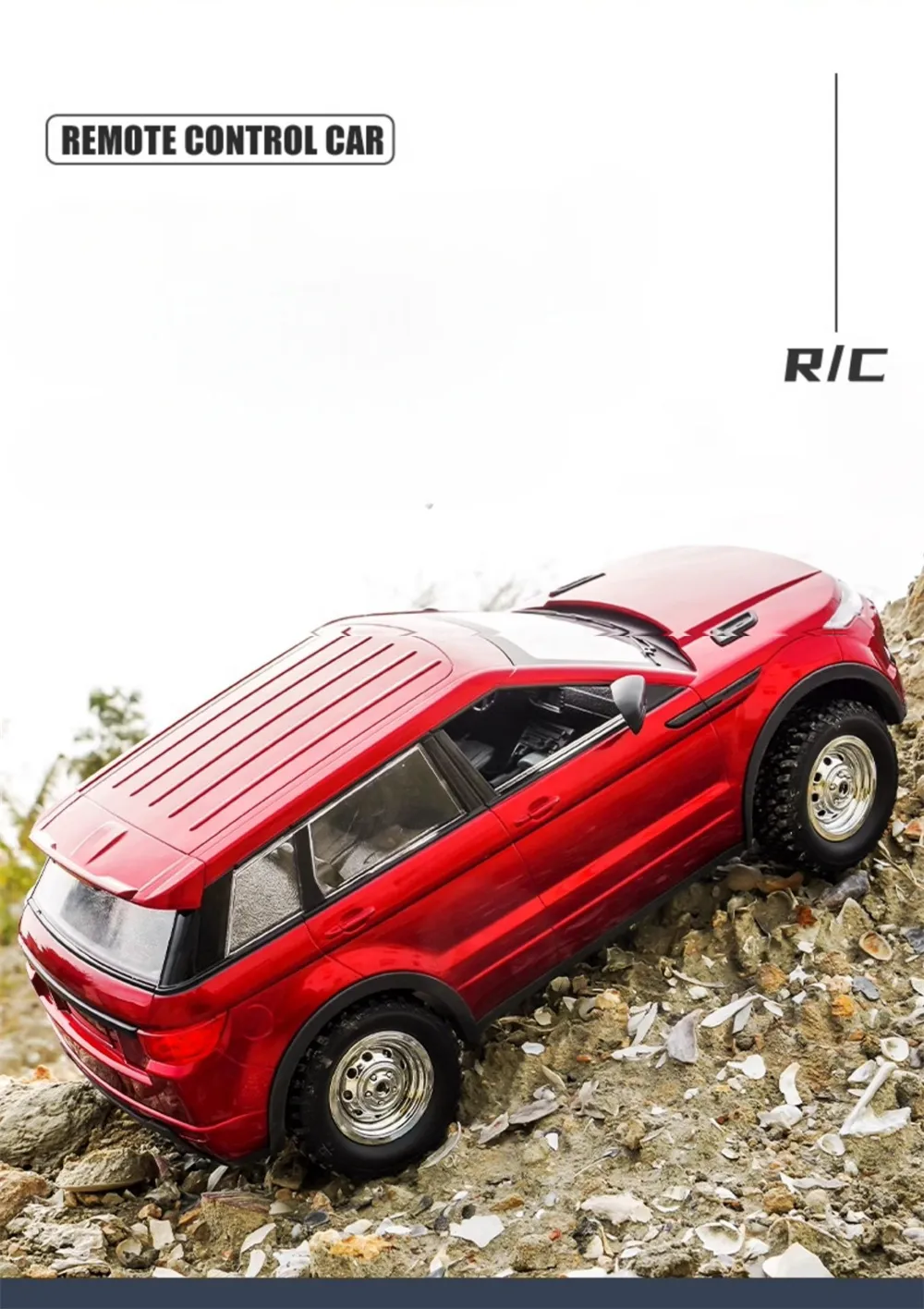 LDRC 1299 RTR 1/14 2.4G 4WD RC Car for Land Rover Off-Road Climbing Truck LED Light Full Proportional Vehicles SUV Models Toys