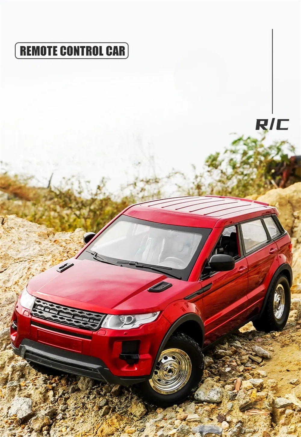 LDRC 1299 RTR 1/14 2.4G 4WD RC Car for Land Rover Off-Road Climbing Truck LED Light Full Proportional Vehicles SUV Models Toys