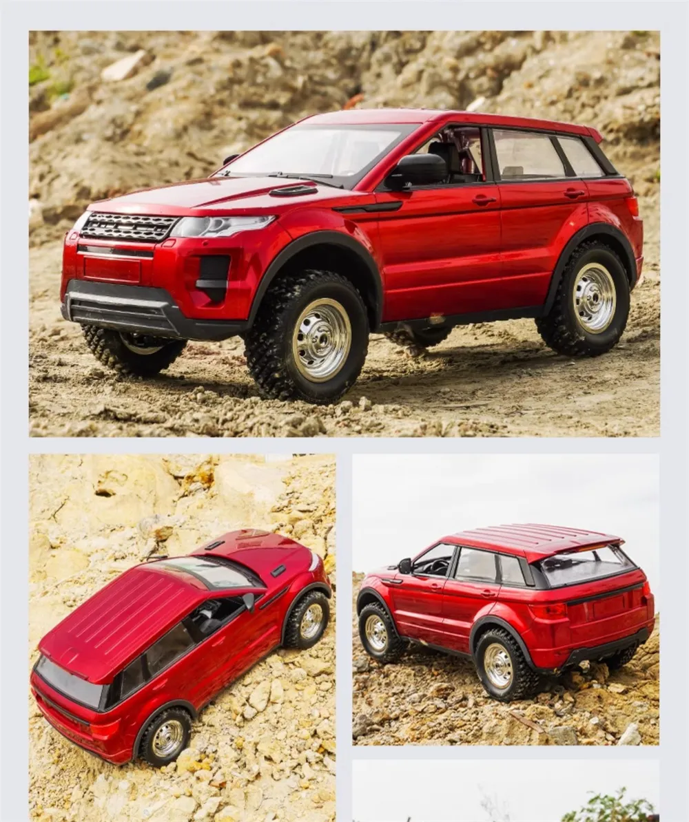 LDRC 1299 RTR 1/14 2.4G 4WD RC Car for Land Rover Off-Road Climbing Truck LED Light Full Proportional Vehicles SUV Models Toys