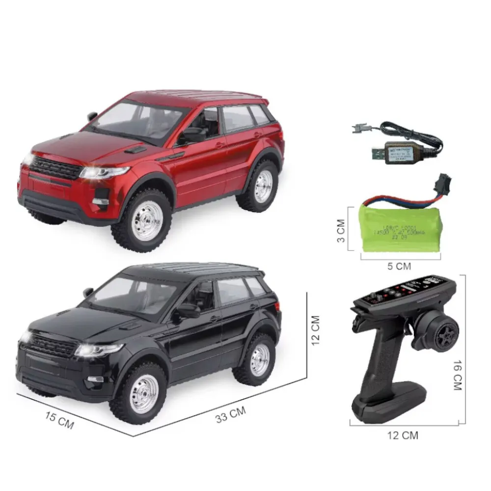 LDRC 1299 RTR 1/14 2.4G 4WD RC Car for Land Rover Off-Road Climbing Truck LED Light Full Proportional Vehicles SUV Models Toys