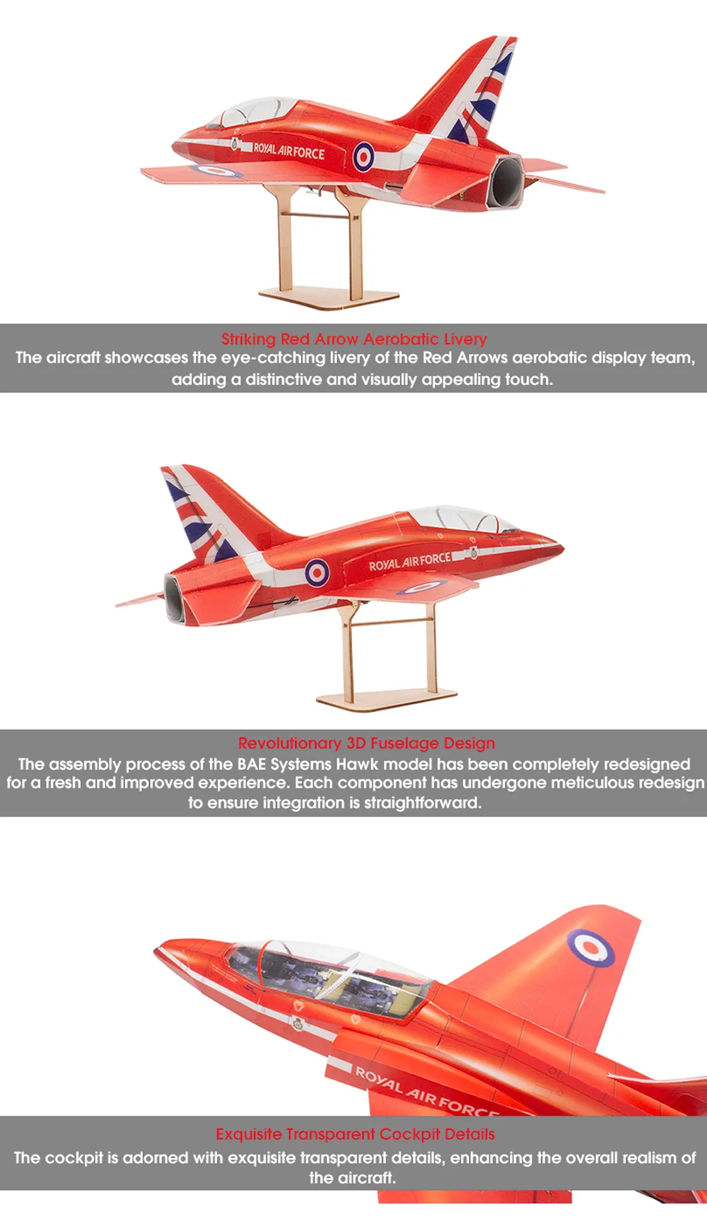 MinimumRC BAE Hawk Red Arrow 30mm EDF 1S 380mm Wingspan RC Airplane KIT+EDF MinimumRC BAE Hawk Red Arrow 30mm EDF 1S 380mm Wingspan RC Airplane KIT+EDF