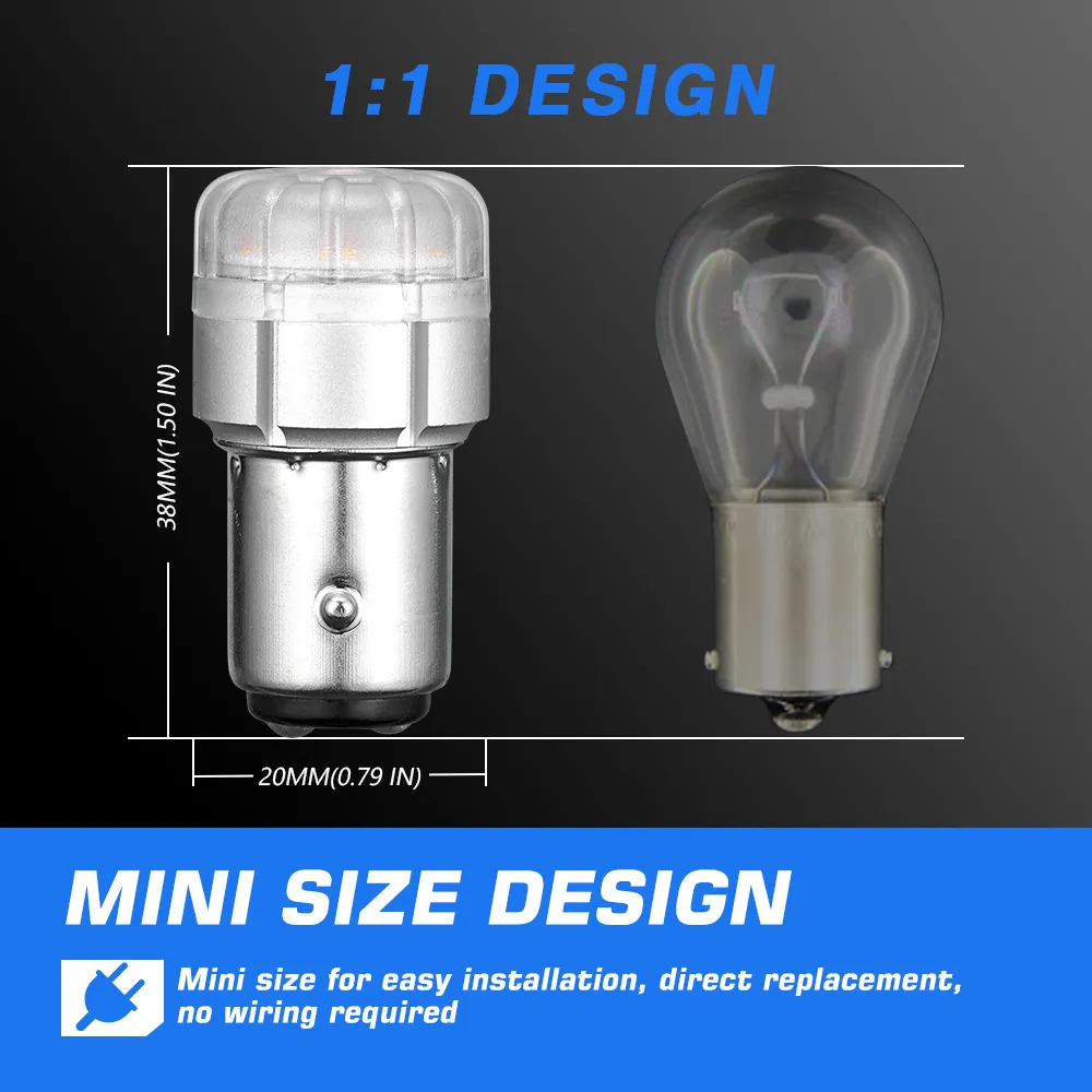 NOVSIGHT 12V 1157 5W LED Light Bulb 350LM Brake Light Bulb for Tail Light 3020SMD Reverse Turn Signal Light NOVSIGHT 12V 1157 5W LED Light Bulb 350LM Brake Light Bulb for Tail Light 3020SMD Reverse Turn Signal Light