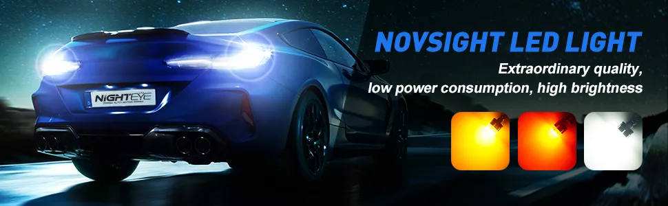 NOVSIGHT 12V 1157 5W LED Light Bulb 350LM Brake Light Bulb for Tail Light 3020SMD Reverse Turn Signal Light NOVSIGHT 12V 1157 5W LED Light Bulb 350LM Brake Light Bulb for Tail Light 3020SMD Reverse Turn Signal Light