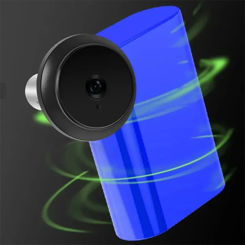 N9S 3.97in LCD Screen Visual Doorbell Digital Magic Eye Electronic Viewfinder Night Vision Safety Door Viewer Photo Recording Door Peephole Camera