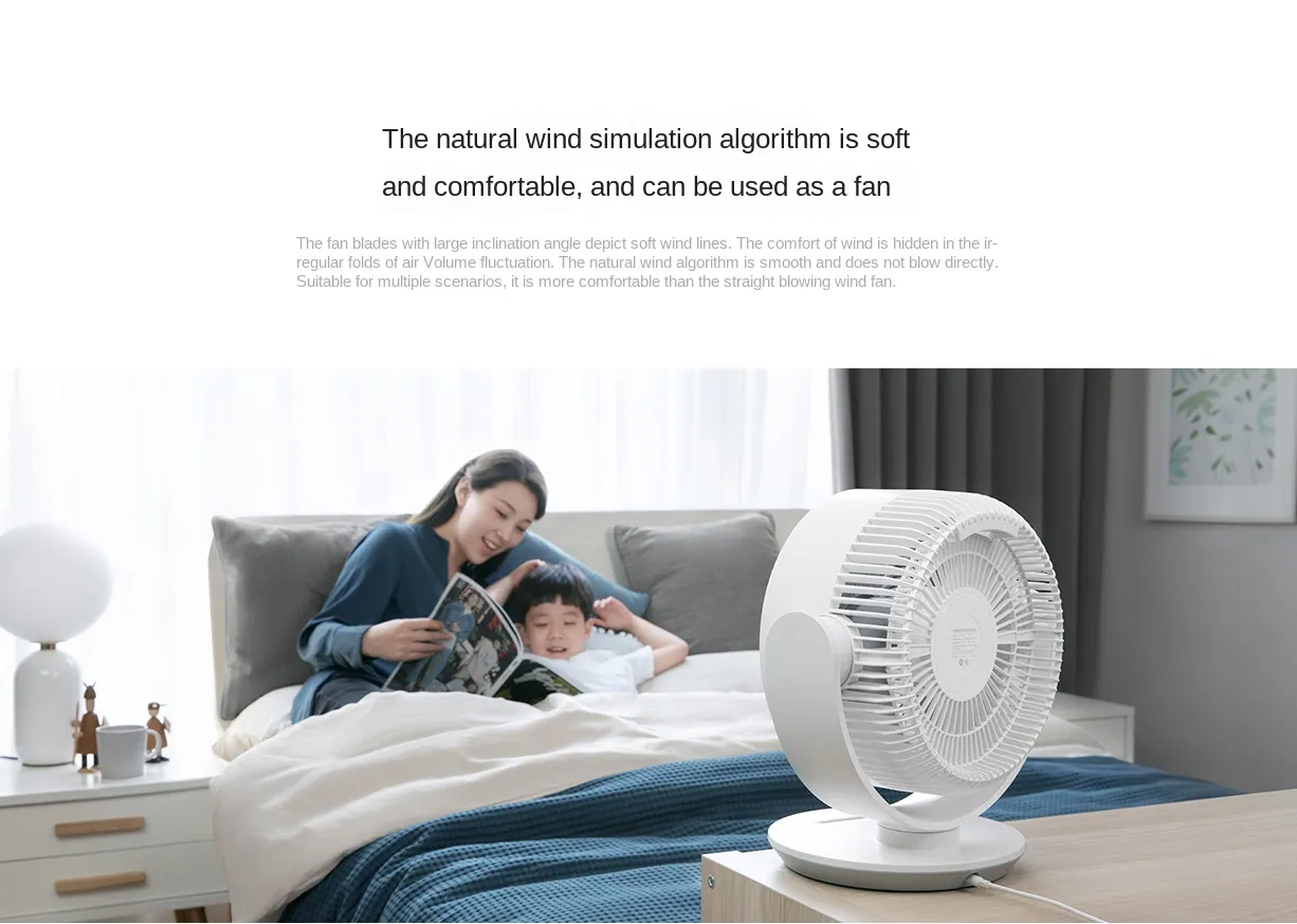 Xiaomi Mijia DC Frequency Conversion Air Circulation Fan High Air Volume 3D Circulation Swing Head Works With Mi Home App