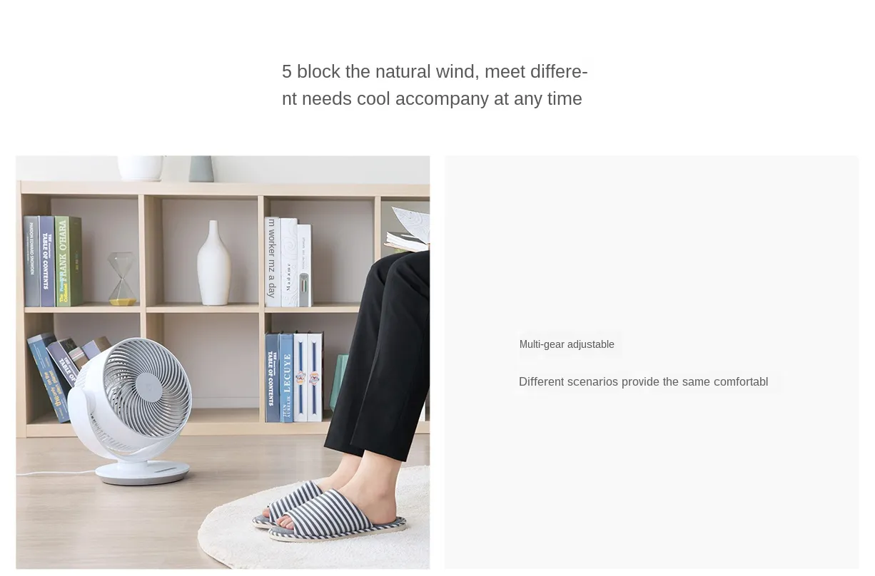 Xiaomi Mijia DC Frequency Conversion Air Circulation Fan High Air Volume 3D Circulation Swing Head Works With Mi Home App