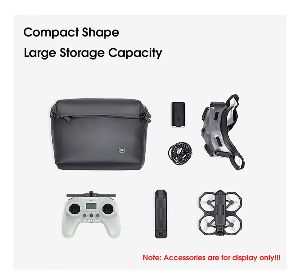 iFlight FPV Quad Storage Bag Waterproof Portable Sling Bag for Defender16 Denfender20 Defender25 RC FPV Racing Drone