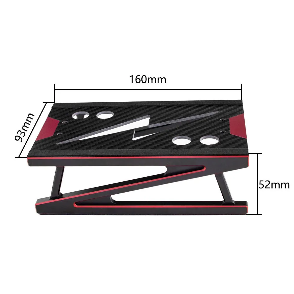 Aluminum RC Cars Tool Heightening Work Stand Assembly Platform Repair Station For 1/10 1/8 Sport RV Drift RC Car Aluminum RC Cars Tool Heightening Work Stand Assembly Platform Repair Station For 1/10 1/8 Sport RV Drift RC Car