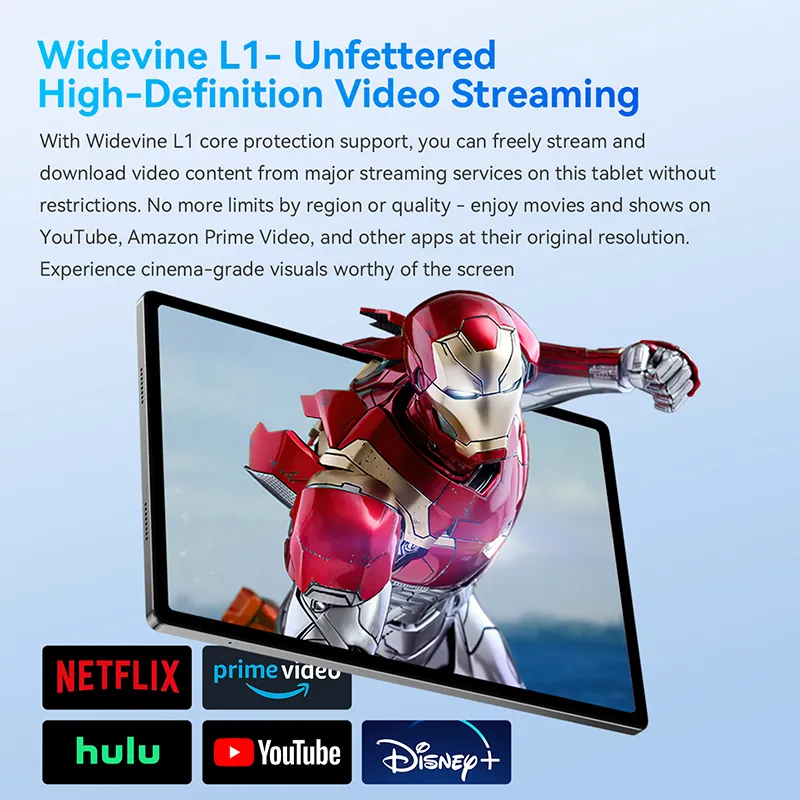 Headwolf HPad 5 Helio G99 Octa Core 8GB+8GB RAM 128GB ROM Netflix Widevine L1 4G LTE 10.51 Inch Android 14 Tablet Headwolf HPad 5 Helio G99 Octa Core 8GB+8GB RAM 128GB ROM Netflix Widevine L1 4G LTE 10.51 Inch Android 14 Tablet