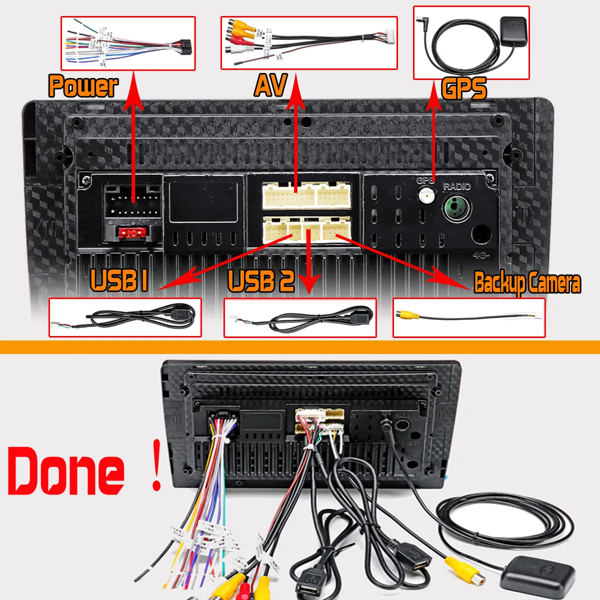 9 2 Din 1+16G Android 8 Car Stereo Radio IPS 2.5D Touch Screen MP5 Player GPS WIFI FM