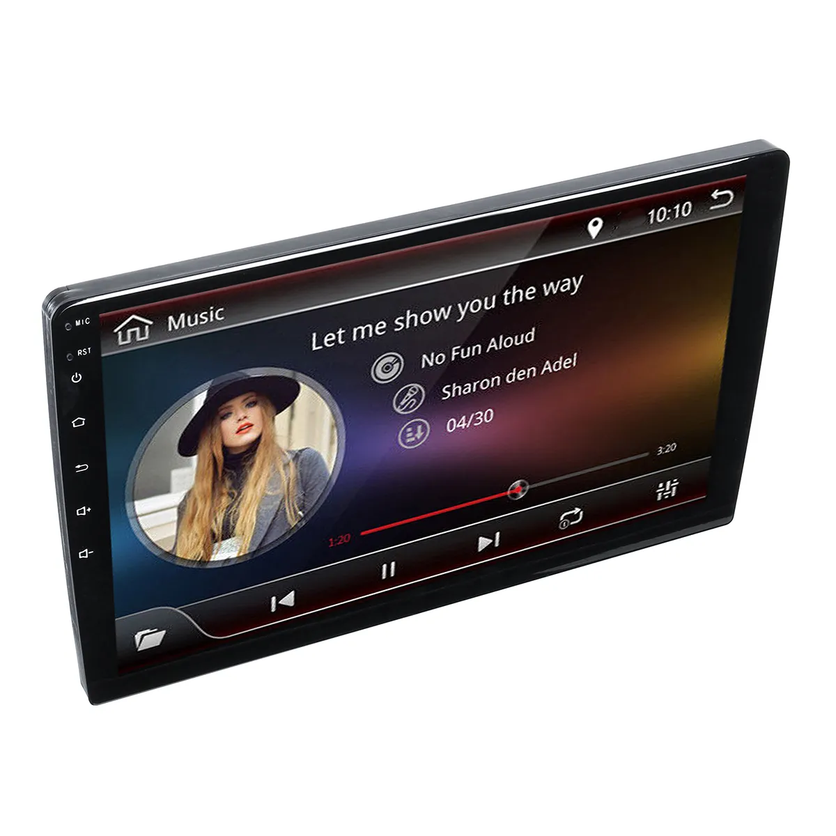 9 2 Din 1+16G Android 8 Car Stereo Radio IPS 2.5D Touch Screen MP5 Player GPS WIFI FM