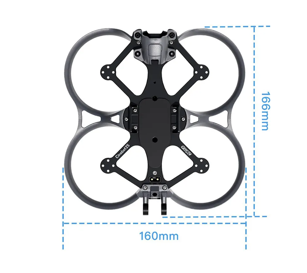GEPRC CT25 115mm Wheelbase 2.5 Inch Frame Kit Support DJI O3 for Cinebot25 RC Drone FPV Racing GEPRC CT25 115mm Wheelbase 2.5 Inch Frame Kit Support DJI O3 for Cinebot25 RC Drone FPV Racing