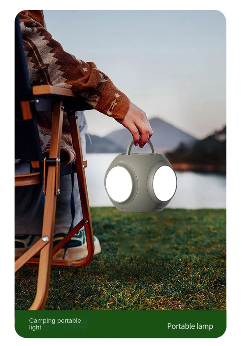 IPRee® Multifunctional Outdoor Camping Light Retro Handheld Portable LED Wireless Emergency Lighting Foldable Tent Light Camping Light