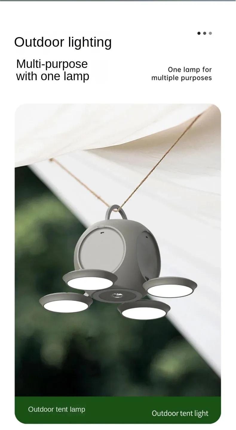 IPRee® Multifunctional Outdoor Camping Light Retro Handheld Portable LED Wireless Emergency Lighting Foldable Tent Light Camping Light