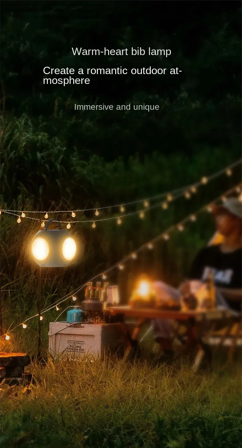 IPRee® Multifunctional Outdoor Camping Light Retro Handheld Portable LED Wireless Emergency Lighting Foldable Tent Light Camping Light