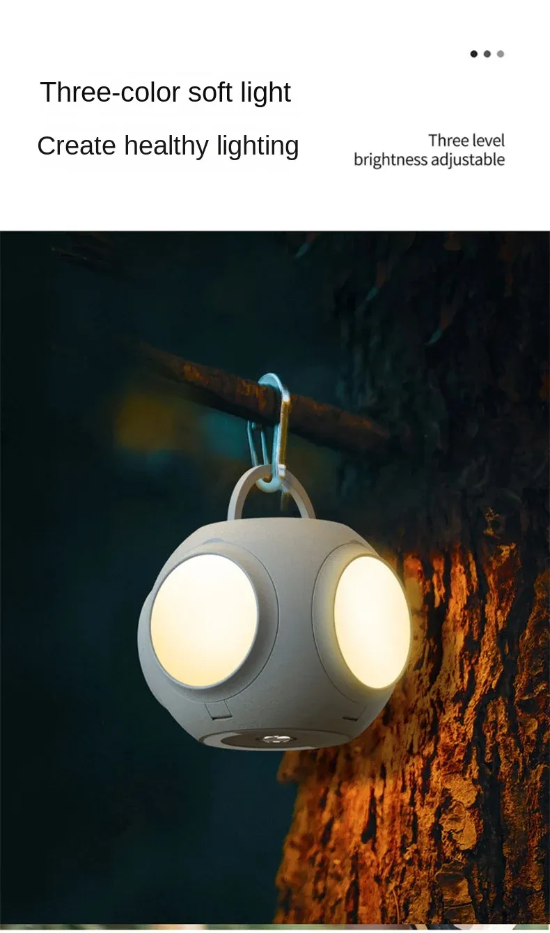 IPRee® Multifunctional Outdoor Camping Light Retro Handheld Portable LED Wireless Emergency Lighting Foldable Tent Light Camping Light